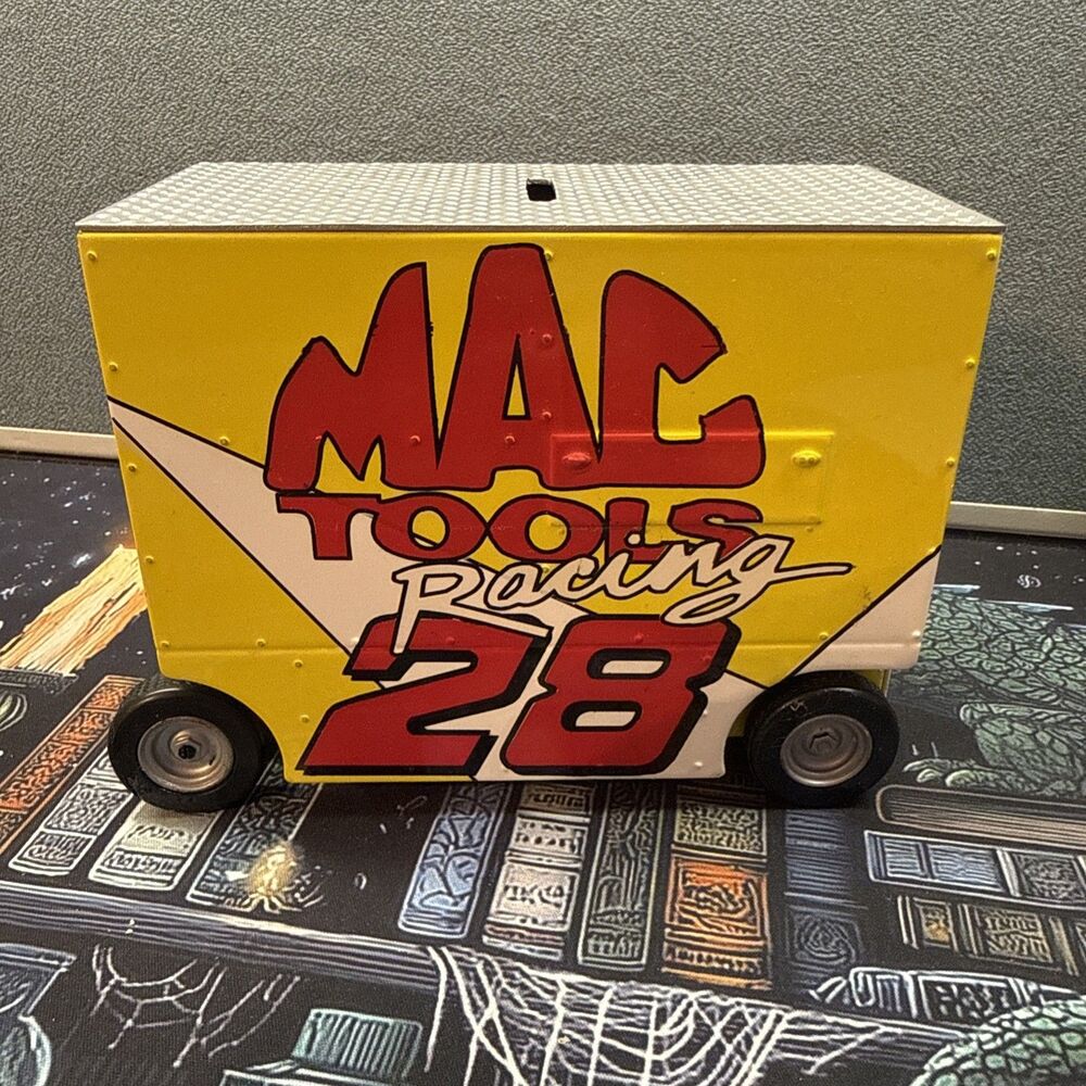 NASCAR MAC Tools Racing Diecast #28 Ernie Irvan Pit Wagon Bank 1:16 Scale Texaco